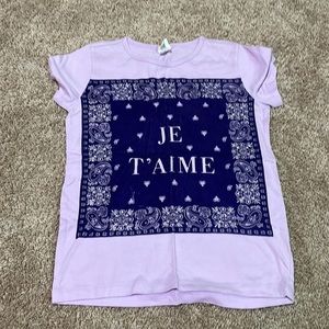 purple bandana tshirt